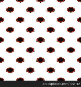 House trampoline pattern seamless vector repeat for any web design. House trampoline pattern seamless vector