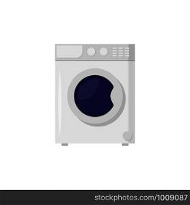 household appliances, washing machine in flat style, vector. household appliances, washing machine in flat style