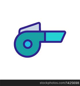 household blower icon vector. household blower sign. color symbol illustration. household blower icon vector outline illustration