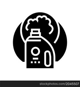 household chemical goods glyph icon vector. household chemical goods sign. isolated contour symbol black illustration. household chemical goods glyph icon vector illustration
