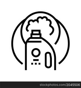 household chemical goods line icon vector. household chemical goods sign. isolated contour symbol black illustration. household chemical goods line icon vector illustration