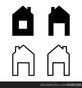 houses icons. Real estate home property. Vector illustration. Stock image. EPS 10.. houses icons. Real estate home property. Vector illustration. Stock image. 
