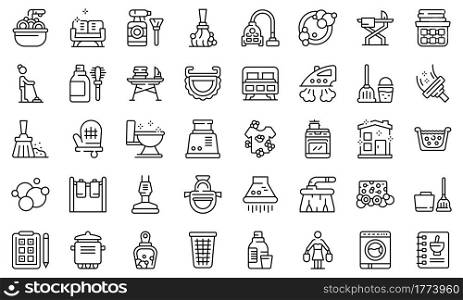 Housewife icon. Outline housewife vector icon for web design isolated on white background. Housewife icon, outline style