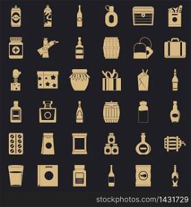 Housing icons set. Simple set of 36 housing vector icons for web for any design. Housing icons set, simple style