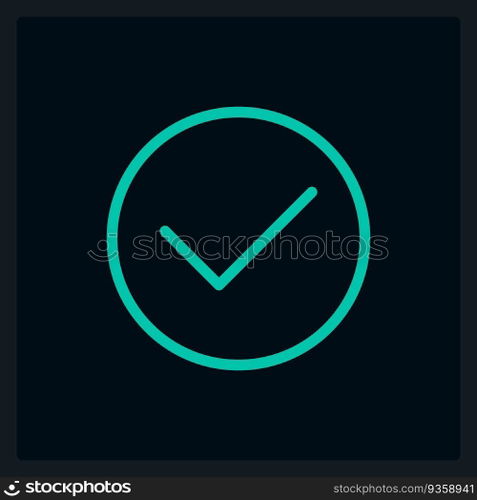 Hover confirmation button UI element template. Editable isolated vector dashboard component. Flat user interface. Visual data presentation. Web design widget for mobile application with dark theme. Hover confirmation button UI element template
