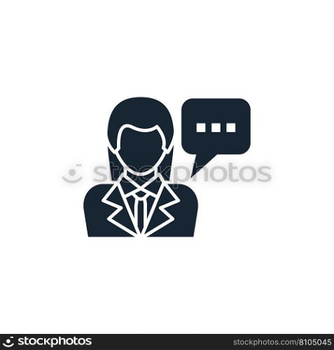 Hr consulting creative icon filled multicolored Vector Image