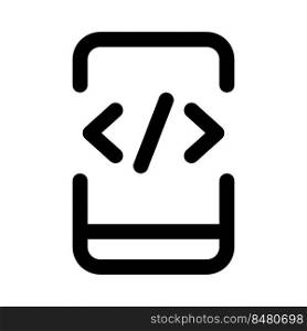Html or other programming access on a smartphone