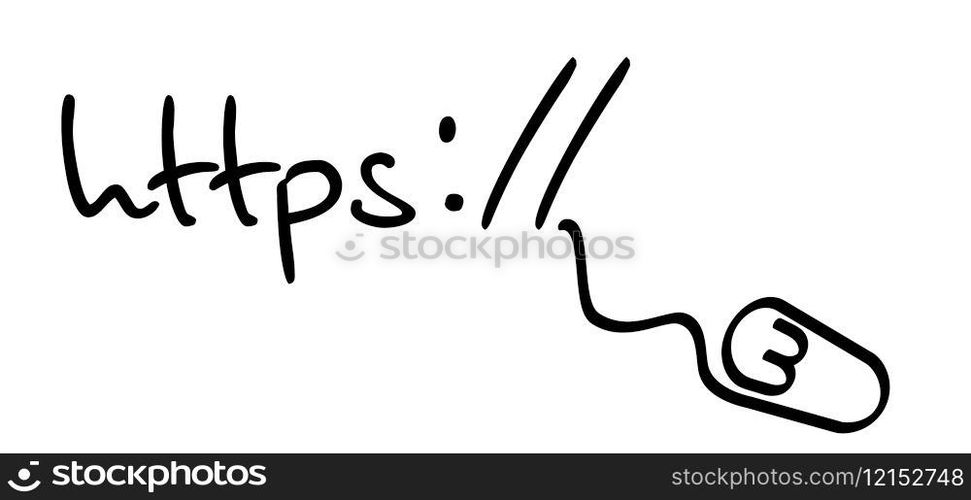 https, www text. Stands for Hyper Text Transfer Protocol Secure and works with an SSL security certificate. Browser address bar for search bar. Secure website internet address. Url internet site.
