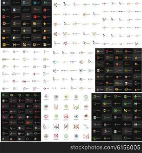 Huge mega collection of abstract logos. Huge mega collection of vector abstract logos