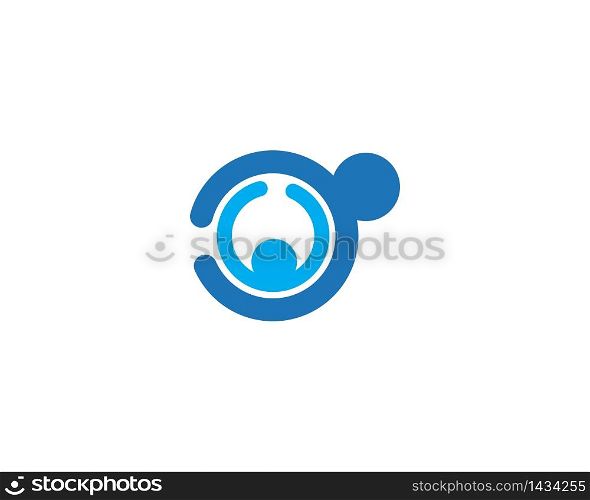 Human adoption logo design vector