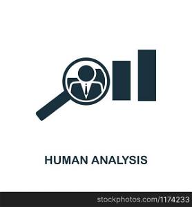 Human Analysis creative icon. Simple element illustration. Human Analysis concept symbol design from human resources collection. Can be used for web design, apps, software, print.. Human Analysis creative icon. Simple element illustration. Human Analysis concept symbol design from human resources collection. Perfect for web design, apps, software, print.