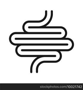 Human digestion tract icon isolated . Template for your design. Human digestion tract