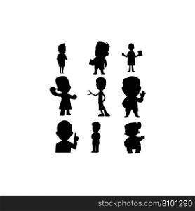 Human doctor silhouette design icon Royalty Free Vector