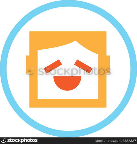 Human emotion icon sign symbol design