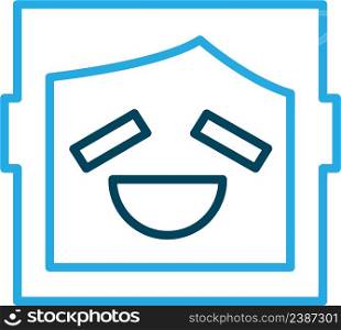 Human emotion icon sign symbol design