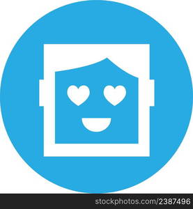 Human emotion icon sign symbol design