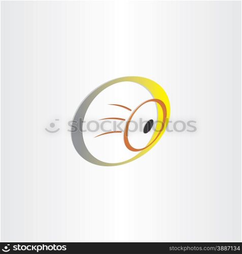 human eye optics symbol design
