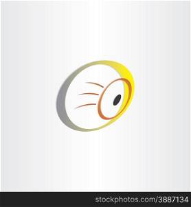 human eye optics symbol design