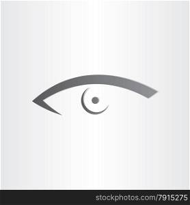 human eye stylized icon optics make-up look vision woman