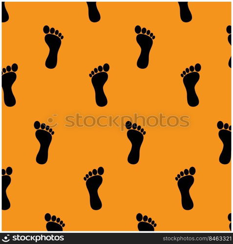 human footprint background vektor illustration