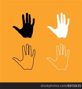 Human hand icon .