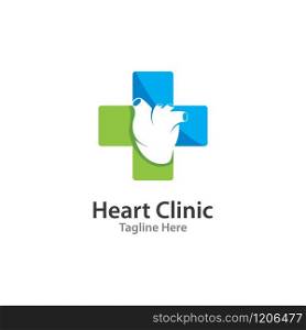 Human Heart illustration Template vector