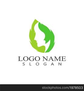 Human logo symbol business template vector
