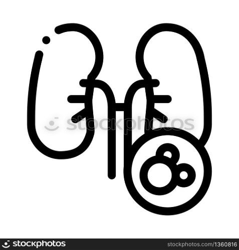 human lungs icon vector. human lungs sign. isolated contour symbol illustration. human lungs icon vector outline illustration
