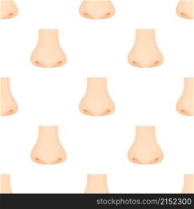 Human nose pattern seamless background texture repeat wallpaper geometric vector. Human nose pattern seamless vector