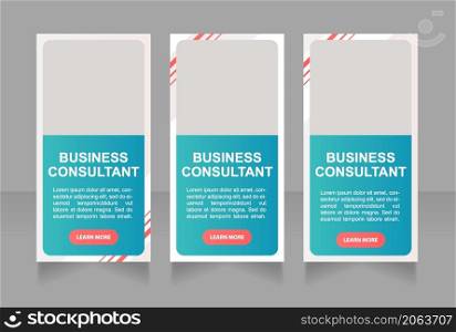 Human resource consultant service web banner design template. Vector flyer with text space. Advertising placard with customized copyspace. Printable poster for advertising. Arial font used. Human resource consultant service web banner design template