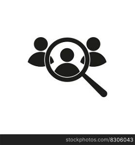 Human resource icon vector market research, targeting symbol recruitment, logo, web site, social media. Vector illustration. EPS 10.. Human resource icon vector market research, targeting symbol recruitment, logo, web site, social media. Vector illustration.