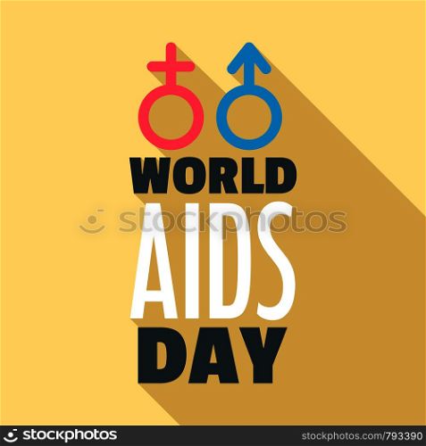 Humanity world aids day logo set. Flat set of humanity world aids day vector logo for web design. Humanity world aids day logo set, flat style
