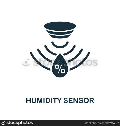 Humidity Sensor icon. Monochrome style design from sensors collection. UX and UI. Pixel perfect humidity sensor icon. For web design, apps, software, printing usage.. Humidity Sensor icon. Monochrome style design from sensors icon collection. UI and UX. Pixel perfect humidity sensor icon. For web design, apps, software, print usage.