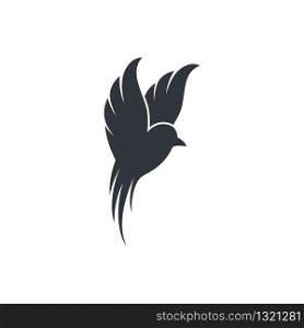 Hummingbird logo template vector icon illustration design