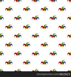 Humor jester pattern seamless vector repeat for any web design. Humor jester pattern seamless vector