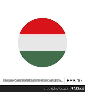 Hungary Flag Icon Template