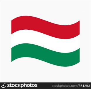 Hungary Flag Vector Illustration
