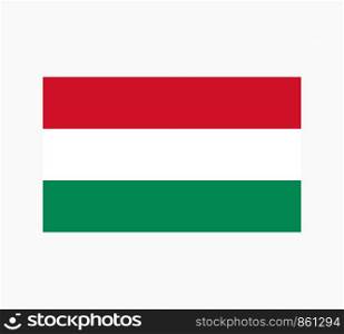 Hungary Flag Vector Illustration