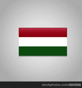 Hungary Flag Vector. Vector EPS10 Abstract Template background