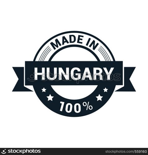Hungary stamp design vector