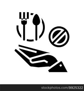 hungry poverty problem glyph icon vector. hungry poverty problem sign. isolated contour symbol black illustration. hungry poverty problem glyph icon vector illustration