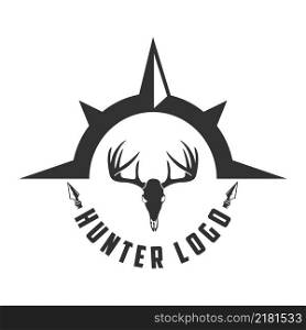 Hunting logo vector design template