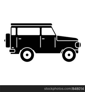 Hunting off road car icon. Simple illustration of hunting off road car vector icon for web design isolated on white background. Hunting off road car icon, simple style