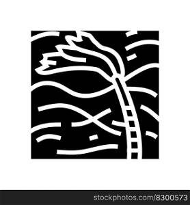 hurricane break glyph icon vector. hurricane break sign. isolated symbol illustration. hurricane break glyph icon vector illustration