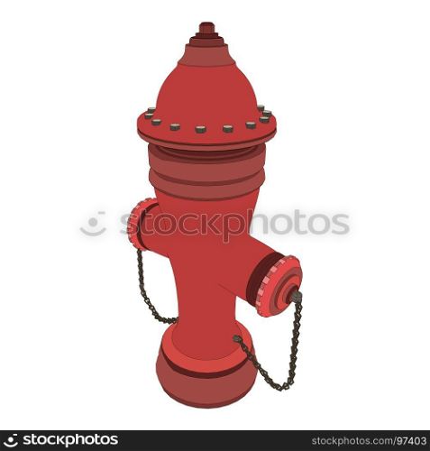 Hydrant fire vector water icon safety emergency department illustration isolated
