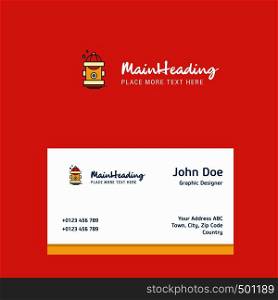 Hydrant logo Design with business card template. Elegant corporate identity. - Vector