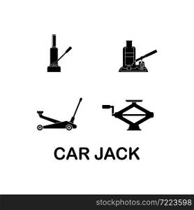 Hydraulic jack icon vector illustration design template.