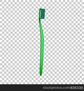 Hygiene toothbrush icon. Realistic illustration of hygiene toothbrush vector icon for on transparent background. Hygiene toothbrush icon, realistic style