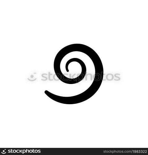 Hypnotic Spiral Swirl, Archimedean Fermat. Flat Vector Icon illustration. Simple black symbol on white background. Spiral Swirl, Archimedean Fermat sign design template for web and mobile UI element. Hypnotic Spiral Swirl, Archimedean Fermat. Flat Vector Icon illustration. Simple black symbol on white background. Spiral Swirl, Archimedean Fermat sign design template for web and mobile UI element.