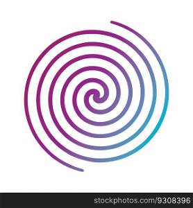 hypnotist circle  logo vector illustration symbol design